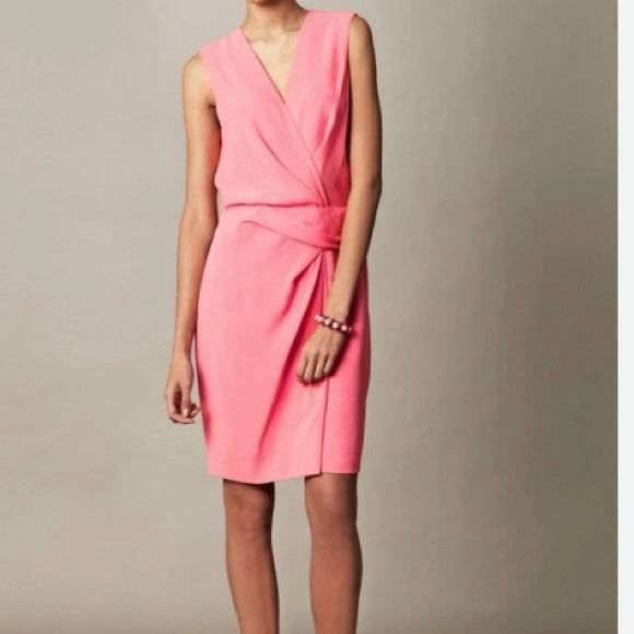 Diane Von Furstenberg Pink Beyatta Cocktail Dress size 2 - Picture 1 of 16